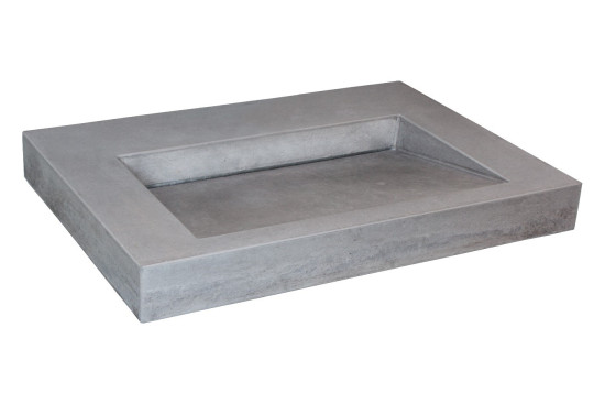 Wastafel beton in variabele diepte en breedte  (800 / 900 / 1000 mm) - BAS-01