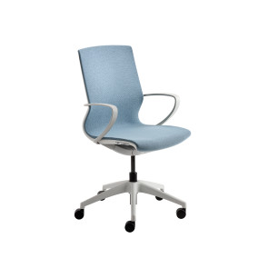 ***Bureaustoel MSK-2445 myMorris -- met vaste Design armleuningen