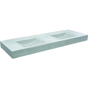 Wastafel beton in variabele diepte en breedte  (800 / 900 / 1000 mm) - LARS-01