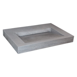 Wastafel beton in variabele diepte en breedte  (800 / 900 / 1000 mm) - BAS-01
