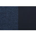 (1005) Combinatie 222 Kunstleder 26454 Donkerblauw/ Stof 26652 Celina Blauw gemêleerd